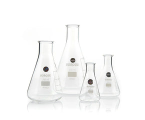 Erlenmeyer Borosilicate Glass Flasks