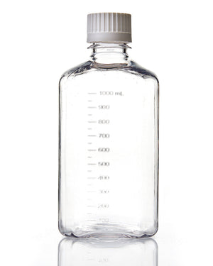 EZBio® Bottle, Polycarbonate (PC), Sterilized, 1L, Closed Cap, pk/12 | img_1 | Foxx Life Sciences Global | shopfls.com
