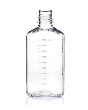 EZBio® Bottle, PETG, Non-Sterile, 1L, No Cap, pk/12 | img_1 | Foxx Life Sciences Global | shopfls.com