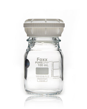 PUREgrip BOTTLES SCREW CAP Clr 100 mL | img_1 | Foxx Life Sciences Global | shopfls.com