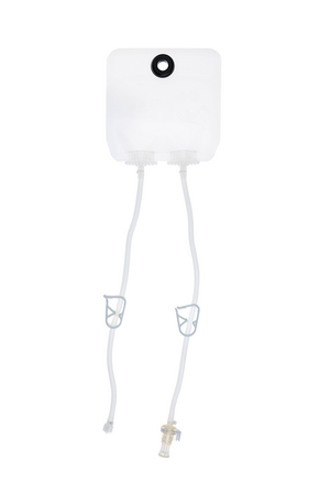 EZBio® Ultra Bag Assembly, 100 mL, PE, Sterile - Multiple Sizes. Bioprocessing bag with 2x 1/8" ports & TPE tubing. | img_2 | Foxx Life Sciences Global | shopfls.com