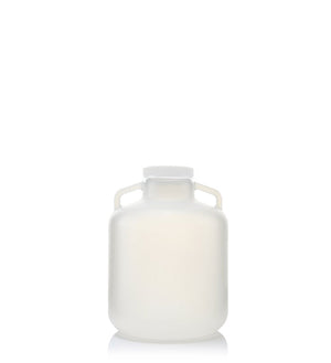 EZLabpure™ 10L Wide Mouth Polypropylene (PP) Carboy with White Cap | img_1 | Foxx Life Sciences Global | shopfls.com