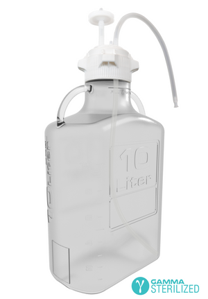 EZBio PETG Single Use Carboy Assembly, Gamma Sterilized