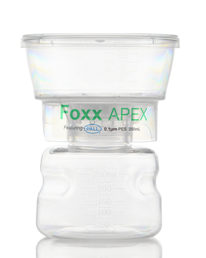 APEX™ Sterile Bottle Top Filter Unit, 0.1 µm PES Membrane, 250 mL – Pack of 12