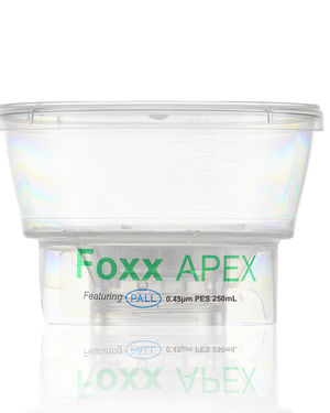 APEX™ Sterile Bottle Top Filter, 0.45 µm PES Membrane, 250 mL – Pack of 24