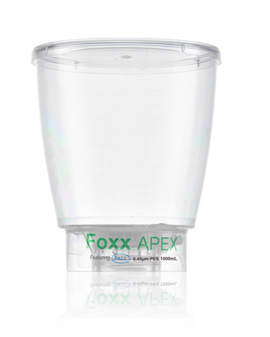APEX™ Sterile Bottle Top Filter, 0.45 µm PES Membrane, 1,000 mL – Pack of 24