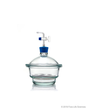 Borosil Vacuum Glass Desiccator with PTFE Stopcock