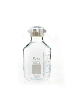 PUREGRIP Reusable Round Borosilicate Glass Carboys, VersaCap