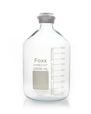 PUREGRIP® Reusable Clear Glass Carboy, Round