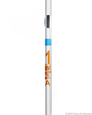 Borosil Volumetric Transfer Pipette Bulb Pipette Class A Accuracy ASTM 969 USP Type I, 1mL | img_1 | Foxx Life Sciences Global | shopfls.com