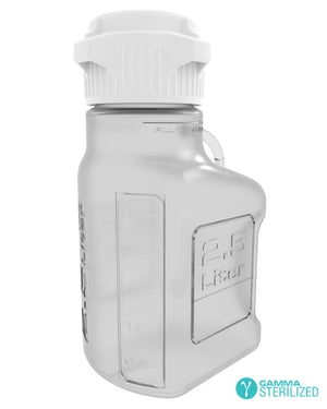 EZBio® Carboy, PETG, 2.5L, No Spigot, VersaCap® 83mm, Double Bagged, Gamma Sterilized | img_1 | Foxx Life Sciences Global | shopfls.com