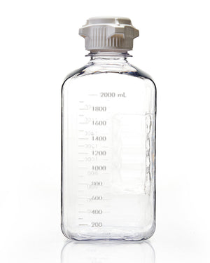 EZBio® Bottle, PETG, Sterilized, 2L, Closed Cap, pk/6 | img_1 | Foxx Life Sciences Global | shopfls.com