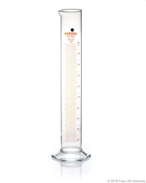Graduated Measuring Cylinder Hexagonal Base, 2L Borosilicate, CS/4 | img_1 | Foxx Life Sciences Global | shopfls.com