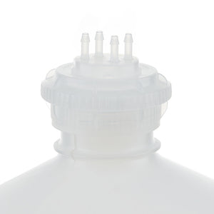 EZBio® GL45 Open Cap & Molded 4x 1/8" HB, Natural Polypropylene (PP) for Plastic Bottles - 5 | 25 | img_2 | Foxx Life Sciences Global | shopfls.com