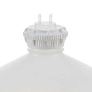 EZBio® GL45 Open Cap & Molded 2x 1/8" HB, White PP for Plastic Bottles - 5 | 25 | img_2 | Foxx Life Sciences Global | shopfls.com