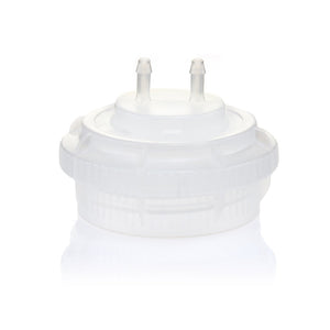 EZBio® GL45 Open Cap & Molded 2x 1/8" HB, Natural PP for Glass Bottles - 5 | 25 | img_1 | Foxx Life Sciences Global | shopfls.com