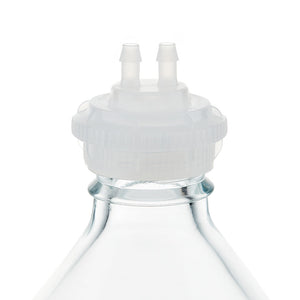 EZBio® GL45 Open Cap & Molded 2x 1/4" HB, Natural PP for Glass Bottles - 5 | 25 | img_2 | Foxx Life Sciences Global | shopfls.com
