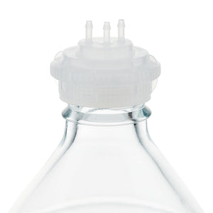EZBio® GL45 Open Cap & Molded 3x 1/8" HB, Natural PP for Glass Bottles - 5 | 25 | img_2 | Foxx Life Sciences Global | shopfls.com