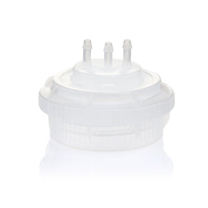 EZBio® GL45 Open Cap & Molded 3x 1/8" HB, Natural PP for Glass Bottles - 5 | 25 | img_1 | Foxx Life Sciences Global | shopfls.com