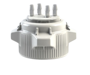 Open Top VersaCap® 83B with Molded 4x 5/16" HB Adapter | img_1 | Foxx Life Sciences Global | shopfls.com