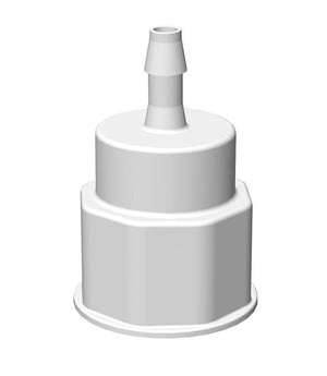 VersaBarb® Spigot Fitting, 1 1/8 Thread with 1/4" Hose Barb - Premium laboratory-grade fitting for bioprocessing & research applications. | img_1 | Foxx Life Sciences Global | shopfls.com