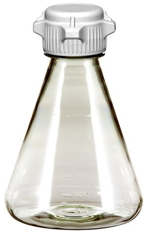 Foxx Flask, PC, 1L, No Baffle, VersaCap® 50, Non-Sterile - Laboratory Flask for Research & Bioprocessing | img_1 | Foxx Life Sciences Global | shopfls.com