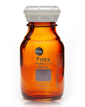 PUREgrip BOTTLES SCREW CAP AMBER 250 mL | img_1 | Foxx Life Sciences Global | shopfls.com