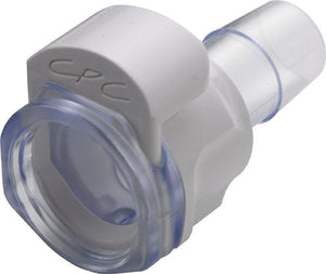 CPC MPX Locking Coupling Body, 1/2" Hose Barb, Polycarbonate