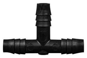 3/8" Hose Barb T Connector - Polyethylene Fitting (100/pk) - for Laboratory Tubing | img_1 | Foxx Life Sciences Global | shopfls.com