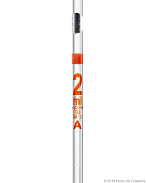 Borosil Volumetric Pipette Bulb Pipette Class A Accuracy ASTM Batch Certificate 3mL Borosilicate | img_1 | Foxx Life Sciences Global | shopfls.com