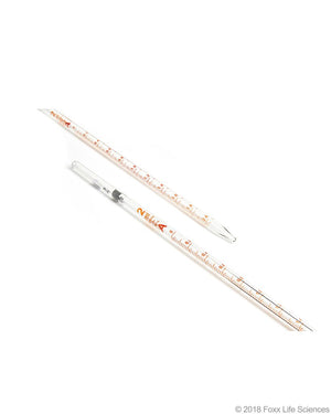Borosil Graduated Pipette Mohr Class A USP Type I, ISO 835,  Ind Cert 2mL (2*0.02) | img_1 | Foxx Life Sciences Global | shopfls.com