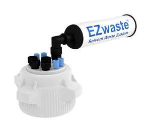 EZwaste® HD VersaCap® 83B: 8-Port Waste Cap for 1/8" & 1/4" OD Tubing - Laboratory Waste Management System | img_1 | Foxx Life Sciences Global | shopfls.com