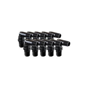 EZwaste® Replacement Filter 1/4" MNPT fitting, 90° Elbow, 10/pack | img_1 | Foxx Life Sciences Global | shopfls.com