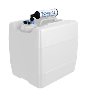 EZwaste® UN/DOT Filter Kit, VersaCap® S70, 13.5L Container - Lab-Grade Waste Disposal System for 1/8" & 1/4" OD Tubing | img_1 | Foxx Life Sciences Global | shopfls.com