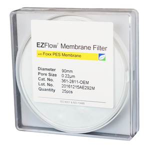 EZFlow® Membrane Disc Filter, PES, 0.22µm, 90mm, Non-Sterile, 25/pk | img_1 | Foxx Life Sciences Global | shopfls.com