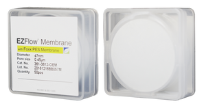 EZFlow® Membrane Disc Filter, PES, 0.45µm, 47mm, Non-Sterile, 50/pk | img_1 | Foxx Life Sciences Global | shopfls.com