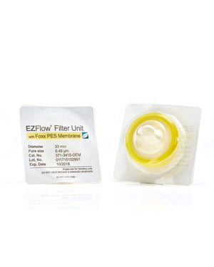 EZFlow® 33mm Sterile Syringe Filter, .45μm PES, 100/pack - Premium laboratory-grade filter for research and bioprocessing. | img_1 | Foxx Life Sciences Global | shopfls.com