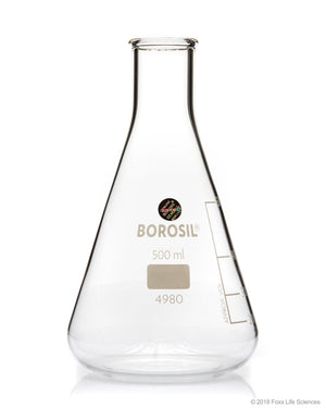 Borosil® Erlenmeyer Flasks Graduated Conical NM Borosilicate 3.3 ISO 1773 CS/20 1L | img_1 | Foxx Life Sciences Global | shopfls.com
