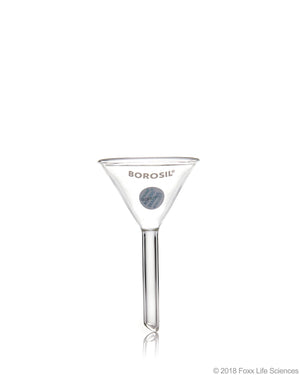Borosil® Funnels, Short Stem, Plain, 60 deg 50 MM, ISO 4798, 3.3 Borosilicate glass | img_1 | Foxx Life Sciences Global | shopfls.com