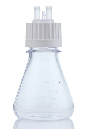 EZBio®pure MTO 125mL Polycarbonate Flask with VersaCap® 38-430 Adapter – Non-Sterile, 10 per Case | img_1 | Foxx Life Sciences Global | shopfls.com