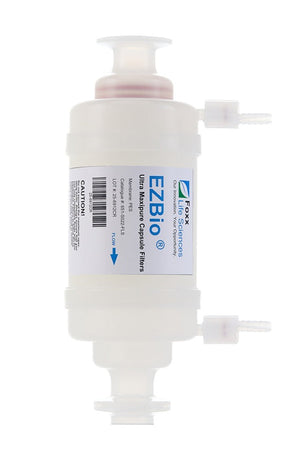 EZBio Ultra Maxpure Capsule Filter 5", Double-Layer PTFE, Silicone O-Ring, Non-Sterile