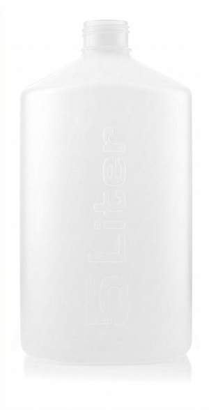 White ceramic bottle on a white background