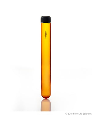 Borosil® Amber Culture Tubes Media Round Bottom PP cap with Liner 60 mL Borosilicate | img_1 | Foxx Life Sciences Global | shopfls.com