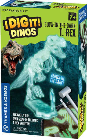 I Dig It! Dinos - Glow-in-the-Dark T. Rex Excavation Kit | img_1 | Foxx Life Sciences Global | shopfls.com