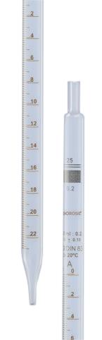 Borosil Class B Graduated Serological Pipettes