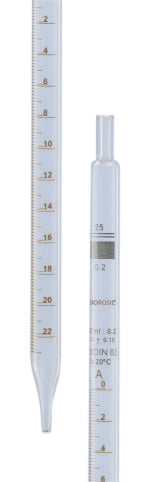 Borosil Class A Serological Pipettes, Individual Certificate