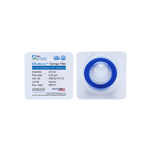 EZlabpure 25mm Syringe Filters – 0.22µm PVDF Sterile Membrane for Analytical Sample Sterilization  Foxx Life Sciences | img_1 | Foxx Life Sciences Global | shopfls.com