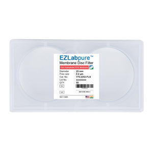 EZLabpure PTFE Hydrophobic Membrane Disc Filters