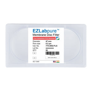 EZLabpure PTFE Hydrophobic Membrane Disc Filters