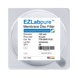 EZLabpure PVDF Hydrophilic Membrane Disc Filters